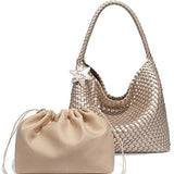Fashionable Commuting Woven Armpit Bag - liwisi