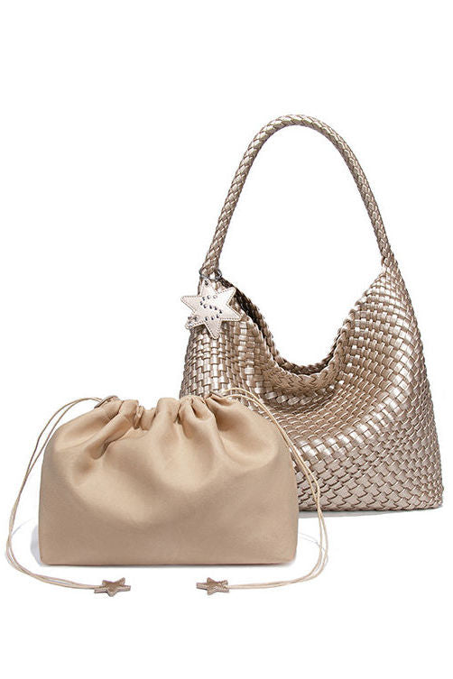 Fashionable Commuting Woven Armpit Bag - liwisi