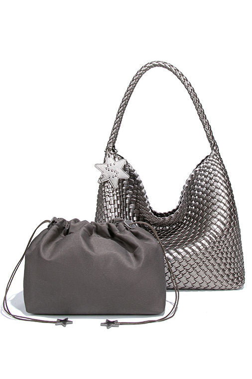 Fashionable Commuting Woven Armpit Bag - liwisi