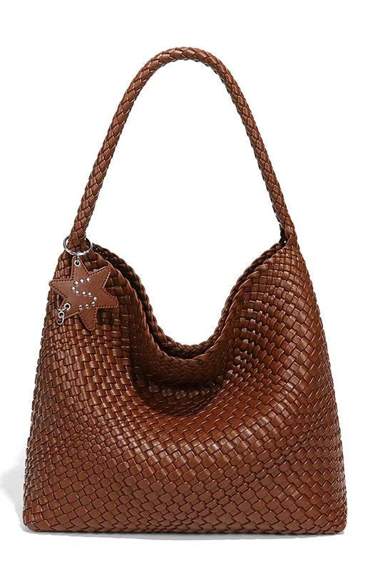 Fashionable Commuting Woven Armpit Bag - liwisi