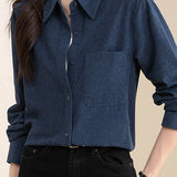 Casual Temperament Corduroy Shirt - liwisi