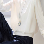 Casual Versatile Round Neck Long-Sleeve T-Shirt - liwisi