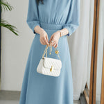 French-Style Three-Quarter Sleeve Elegant Dress - liwisi