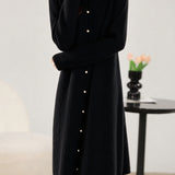 Straight-Leg Loose Knit Dress - liwisi