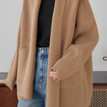 Casual Versatile Loose Slouchy Knit Coat - liwisi