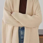 Casual Versatile Loose Slouchy Knit Coat - liwisi