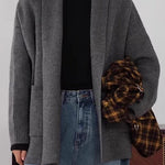 Casual Versatile Loose Slouchy Knit Coat - liwisi