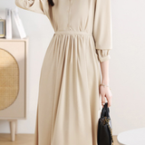 Early Autumn Stylish Versatile Fitted-Waist Dress
