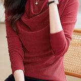 Simple Mesh Long-Sleeve Undershirt