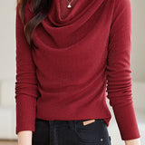 Simple Mesh Long-Sleeve Undershirt