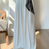 Elegant Commuter Wide-Leg Suit Pants