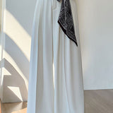 Elegant Commuter Wide-Leg Suit Pants