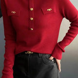 Elegant Skin-Friendly Half-High-Neck Base Layer Knit Top