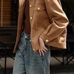 Casual Commute Color-Block Jacket - liwisi