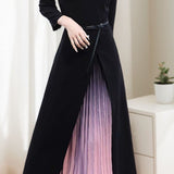 Exquisite Elegant Faux Two-Piece Dress - liwisi
