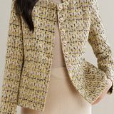 Exquisite Elegant Tweed Jacket