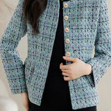 Exquisite Elegant Tweed Jacket