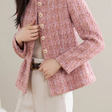 Exquisite Elegant Tweed Jacket