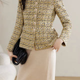 Exquisite Elegant Tweed Jacket