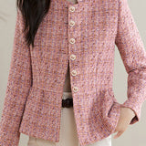 Exquisite Elegant Tweed Jacket