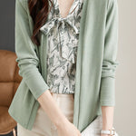 Exquisite Faux Two-Piece Knit Cardigan - liwisi