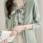 Exquisite Faux Two-Piece Knit Cardigan - liwisi