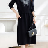 Knit Two-Piece Sweater Dress