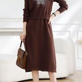 Knit Two-Piece Sweater Dress
