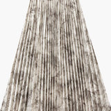 Exquisite Elegant Rhinestone-Embellished Printed Pleated Skirt