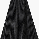 Exquisite Elegant Rhinestone-Embellished Printed Pleated Skirt