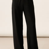 Versatile Minimalist Wide-Leg Straight Pants