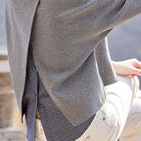 Casual Patchwork Plaid Print Hoodie