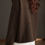Office Casual Loose Double-Breasted Blazer