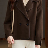 Office Casual Loose Double-Breasted Blazer