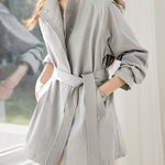 Casual Commuting Simple Loose Long-Sleeve Trench Coat - liwisi