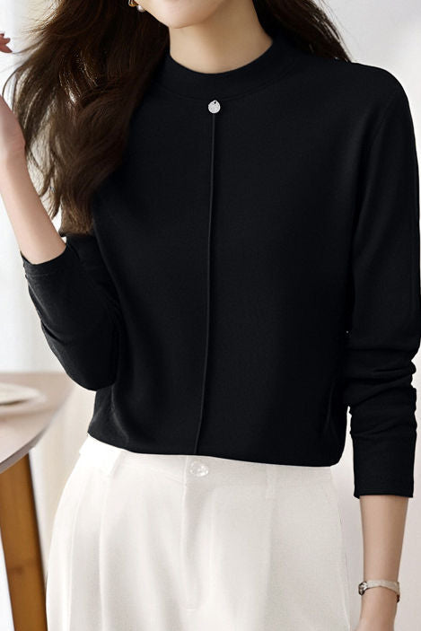 Simple and Versatile Casual Base Shirt - liwisi