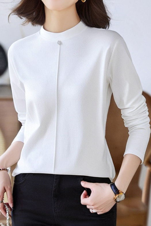 Simple and Versatile Casual Base Shirt - liwisi