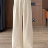 Casual Commuting Woolen Suit Pants