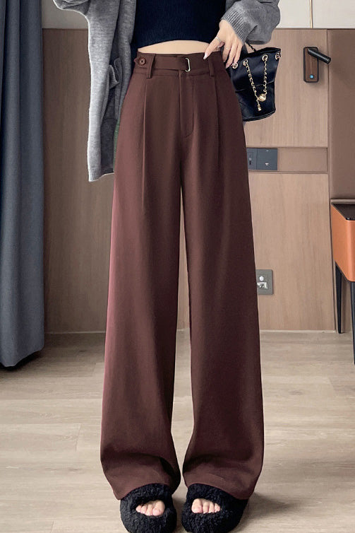 Casual Commuting Woolen Suit Pants - liwisi