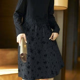Exquisite and Elegant Lace Paneled Dress - liwisi