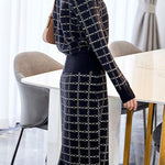Casual Date Plaid Fake Two-Piece Set - liwisi