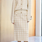 Casual Date Plaid Fake Two-Piece Set - liwisi