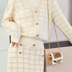 Casual Date Plaid Fake Two-Piece Set - liwisi