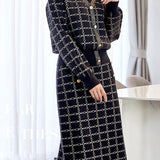 Casual Date Plaid Fake Two-Piece Set - liwisi