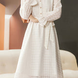Casual Commuting Slim-Fit Polo Neck Dress