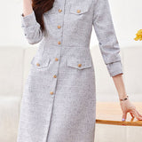 Elegant and Refined Temperament Commuting Dress - liwisi
