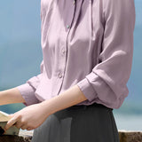Exquisite Versatile Ruffled Elegant Shirt - liwisi