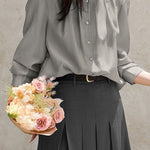 Exquisite Versatile Ruffled Elegant Shirt - liwisi