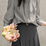 Exquisite Versatile Ruffled Elegant Shirt - liwisi