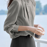 Exquisite Versatile Ruffled Elegant Shirt - liwisi